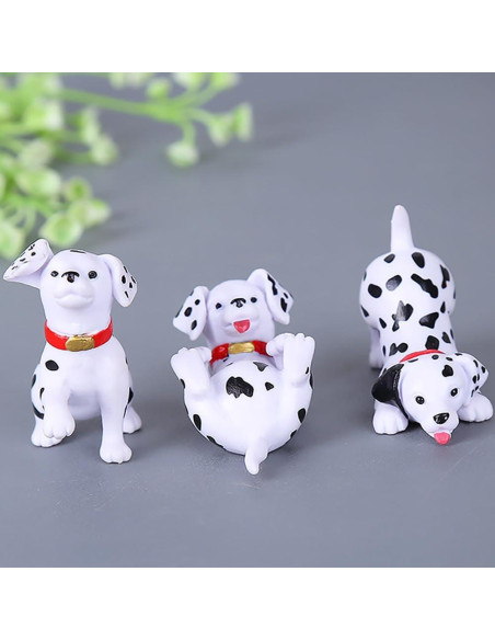 6 Figuras de Perro en Miniatura DOYIFUN para Pasteles y Jardín