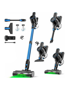 Aspiradora Inalámbrica OUYFHK A27D 8 en 1 40KPA Azul