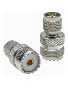 Adaptadores Coaxiales PL259 UHF Ahoaepy 2PCS Mini UHF Macho