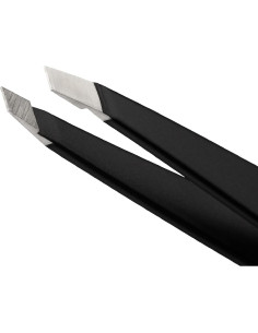 Pinzas de Depilar Tweezerman G.E.A.R. Angulares Negros 2