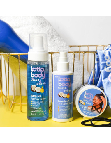 Mousse para Cabello Rizado Lottabody 207 ml - Antifrizz y Definición