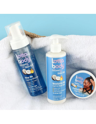 Mousse para Cabello Rizado Lottabody 207 ml - Antifrizz y Definición