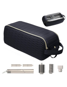 Bolsa de Viaje para Herramientas de Cabello ELCUPA Negra 34x12.7x14 cm