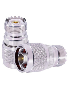 Adaptador Coaxial N Macho a UHF Hembra CNARIO 2 Piezas