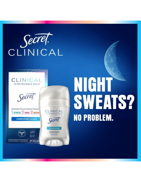 Desodorante Antitranspirante Clínico Secret Mujeres 45.36 g