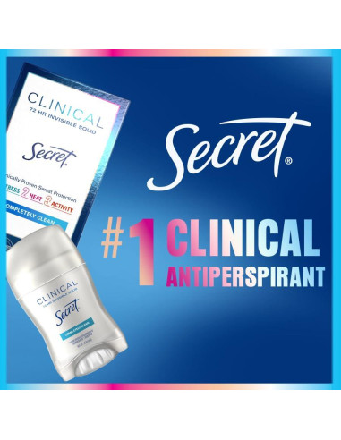 Desodorante Antitranspirante Clínico Secret Mujeres 45.36 g