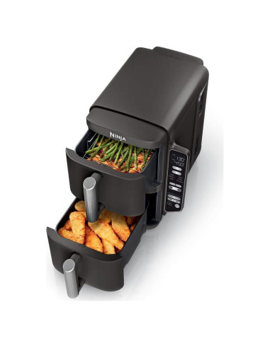 Freidora de Aire Ninja SL201 DoubleStack 8 QT 6 en 1 Negra