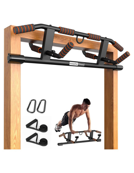 Barra de Dominadas AmazeFan Ergonómica para Puerta 2024
