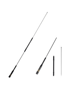 Antena Móvil Doble Banda UAYESOK AZ507RB 75cm 144/430MHz PL259