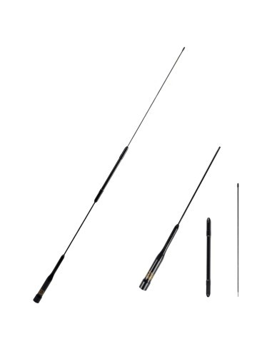 Antena Móvil Doble Banda UAYESOK AZ507RB 75cm 144/430MHz PL259