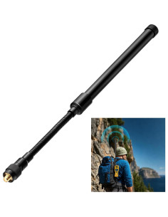 Antena Táctica Gooseneck Bingfu VHF UHF 136-520MHz 3.5dBi 2