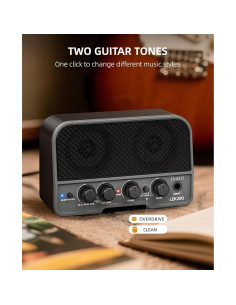 Amplificador de Guitarra Recargable LEKATO 5W Bluetooth Negro 2
