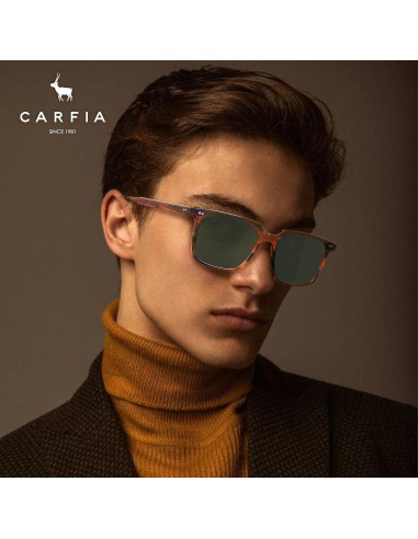 Gafas de sol polarizadas Carfia para hombres, acetato, UV400
