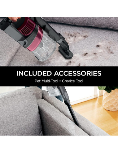 Aspiradora Inalámbrica Shark IZ163H Pet Plus con Filtro HEPA