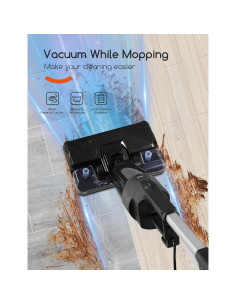 Aspiradora de Palo REECOO K-22 600W 12.6cm Succión 2 en 1 2