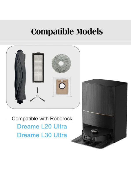 Kit de Accesorios para Aspiradora Dreame L20/L30 Ultra - 19 Piezas