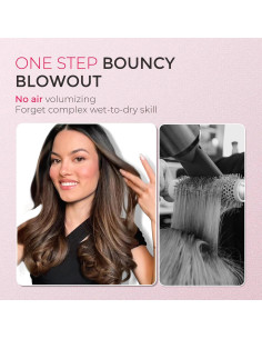 Cepillo Térmico TYMO STYLUX 1.5" Alisador y Rizador 2 en 1 2