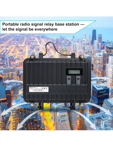 Repetidor de Radio Portátil Retevis RT97 GMRS con Pantalla LCD
