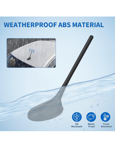 Antena de Radio Universal Eightwood para Automóvil FM AM 7dBi