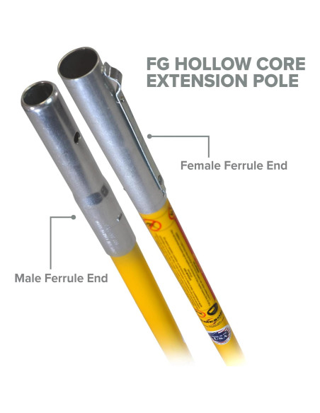 Conjunto de Poste de Fibra de Vidrio Jameson FG-6/3F 1.83m