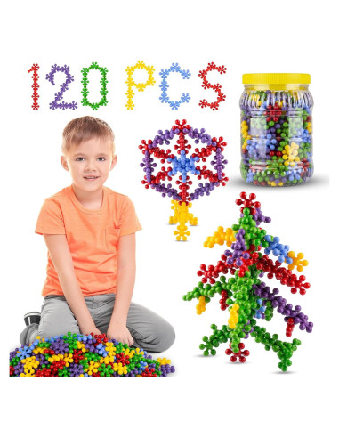 Juego de Bloques de Construcción STEM 120 Piezas HUBSAN