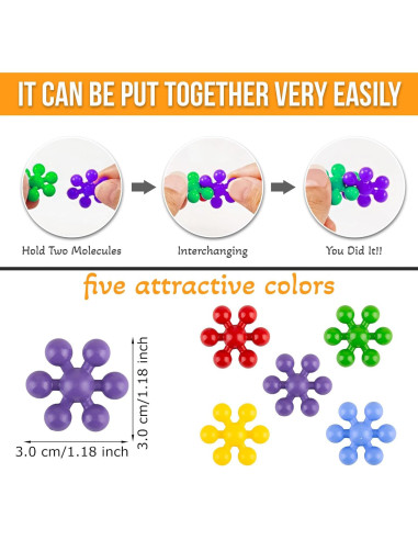 Juego de Bloques de Construcción STEM 120 Piezas HUBSAN