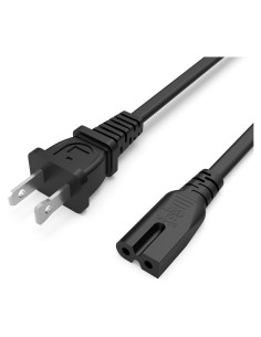 Cable de Alimentación CA 2 Clavijas 1.8m Superer para Máquinas de Coser