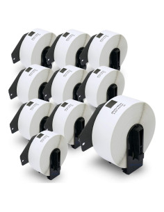 Etiquetas de Dirección BETCKEY DK-1201 - 10 Rollos (4000 Etiquetas)