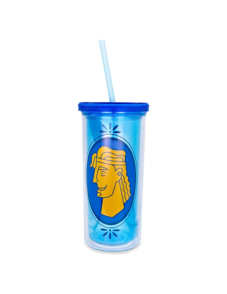Taza de Viaje Disney Hércules 591 ml Pared Doble Azul