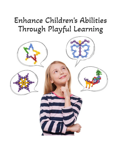 Juego de Bloques de Construcción STEM 120 Piezas HUBSAN