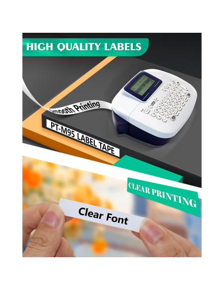 Cinta de Etiqueta TITBIT 6PK 12mm para Brother P Touch