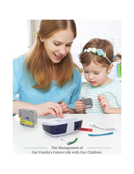 Cinta de Etiqueta TITBIT 6PK 12mm para Brother P Touch