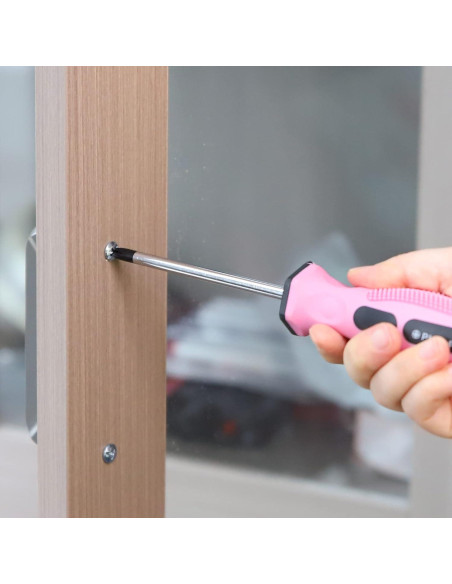 Juego de Destornilladores Magnéticos 21 Piezas FASTPRO Rosa