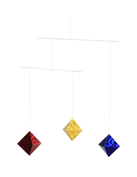 Móviles Visuales Montessori M.VITA - 4 Clásicos con Gobbi Azul