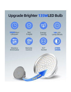 Kit de Iluminación Softbox Skytex 40x40cm 135W LED E27 2