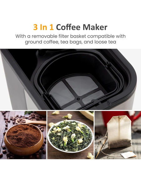 Máquina de Té Helado SUNVIVI ZEC003BK 2.84L Semi-Automática