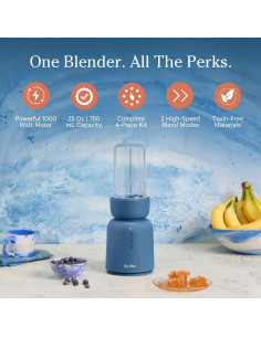 Licuadora Splendor Nuestra Lugar 1000W 750mL Azul 2