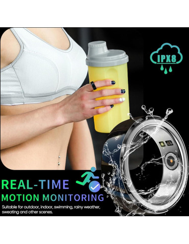 Anillo Inteligente Dulutuxe PX02 - Monitoreo Salud y Sueño