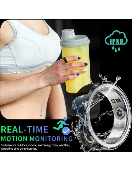 Anillo Inteligente Dulutuxe PX02 - Monitoreo Salud y Sueño