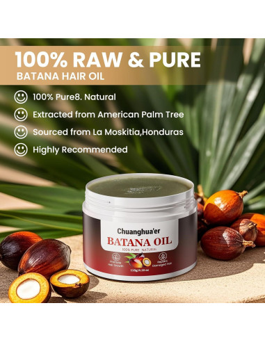 Aceite de Batana Orgánico Chuanghua'er 100ml - Crecimiento Cabello
