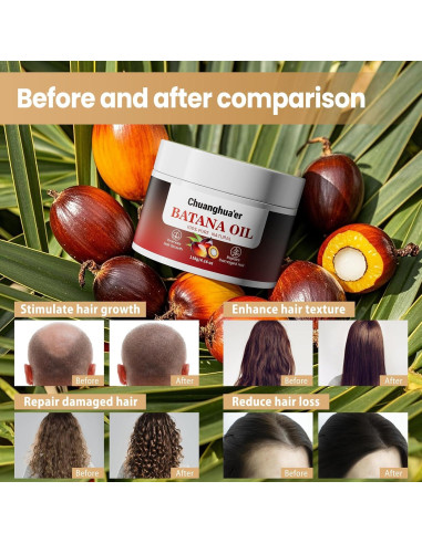 Aceite de Batana Orgánico Chuanghua'er 100ml - Crecimiento Cabello