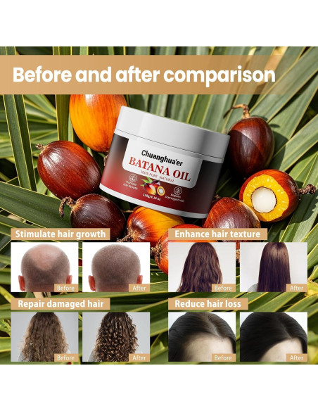 Aceite de Batana Orgánico Chuanghua'er 100ml - Crecimiento Cabello