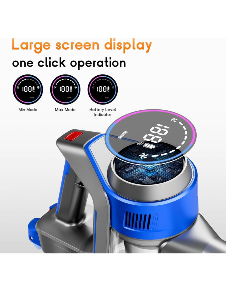 Aspiradora Inalámbrica BSNAW XL-638B 45000Pa 8 en 1 Recargable