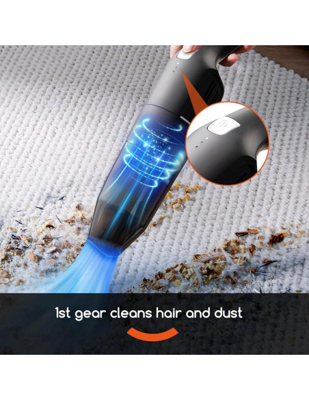 Aspiradora sin cable REECOO K-908-1 2 en 1 10-17Kpa