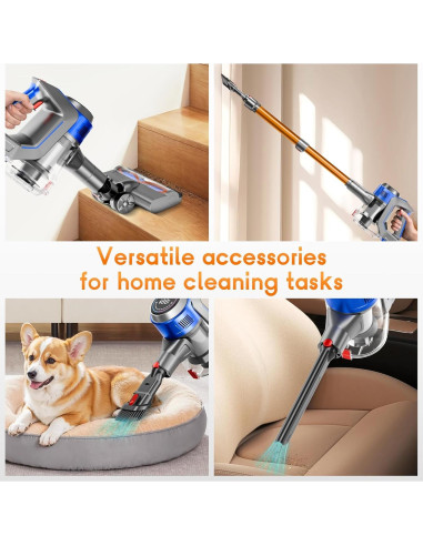 Aspiradora Inalámbrica BSNAW XL-638B 45000Pa 8 en 1 Recargable