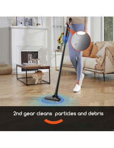 Aspiradora sin cable REECOO K-908-1 2 en 1 10-17Kpa