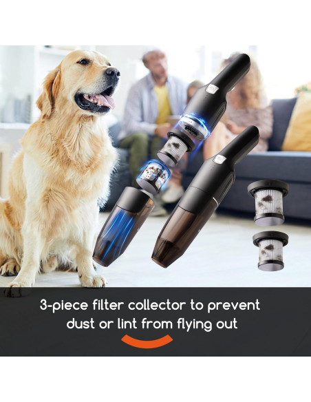 Aspiradora sin cable REECOO K-908-1 2 en 1 10-17Kpa