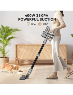 Aspiradora Inalámbrica VAKYOU PRO 400W 35KPA 1.5L 45Min 2