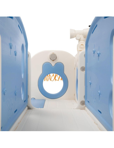 Juego de Escalera y Tobogán Nyeekoy 8 en 1 para Niños Azul