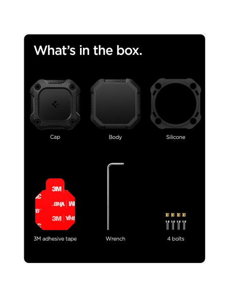 Funda Impermeable Spigen Tough Armor para AirTag - Negro Funda Impermeable Spigen Tough Armor para AirTag - Negro